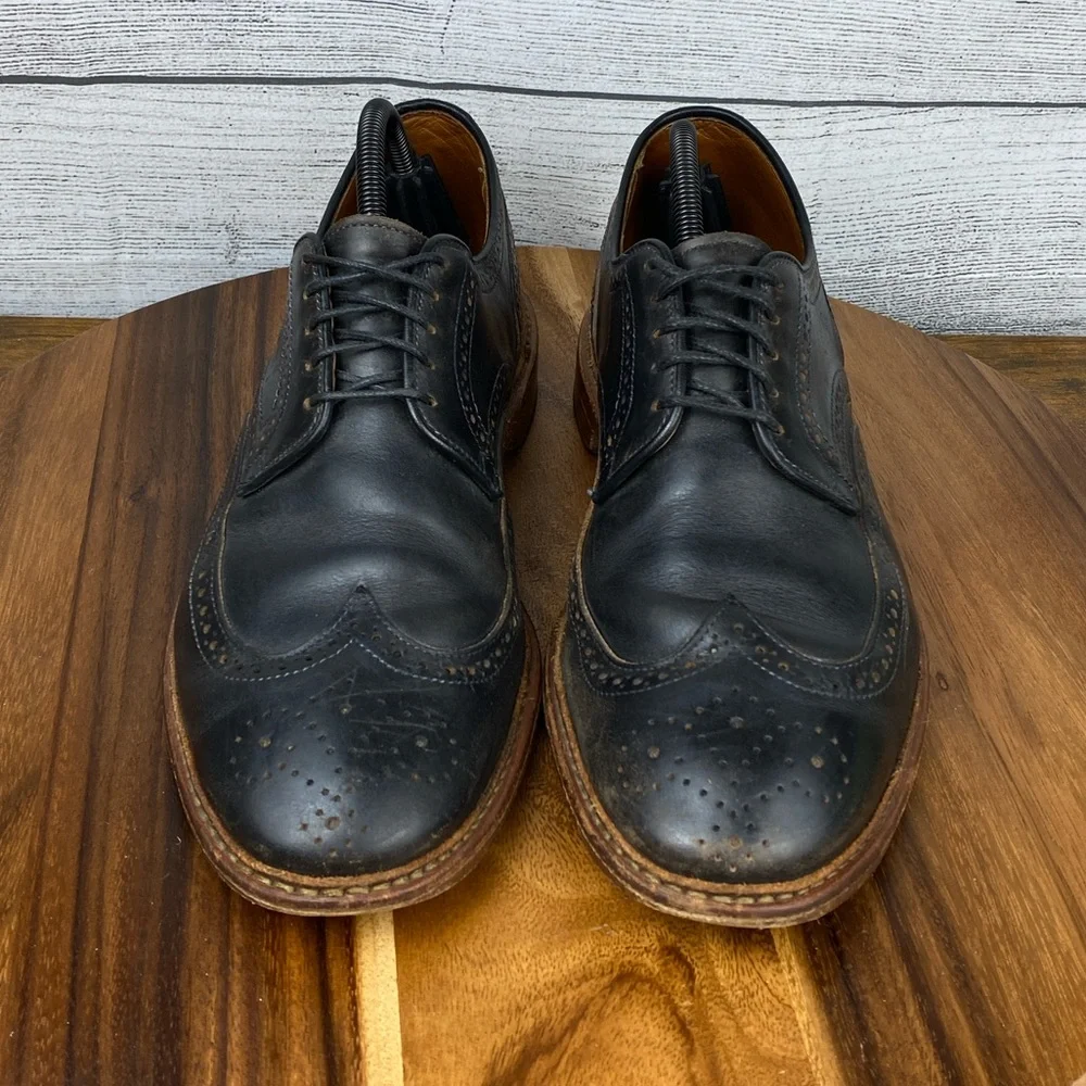 Allen Edmonds Alumnus Wingtip Oxford Black Leather Men’s Shoe Size 10